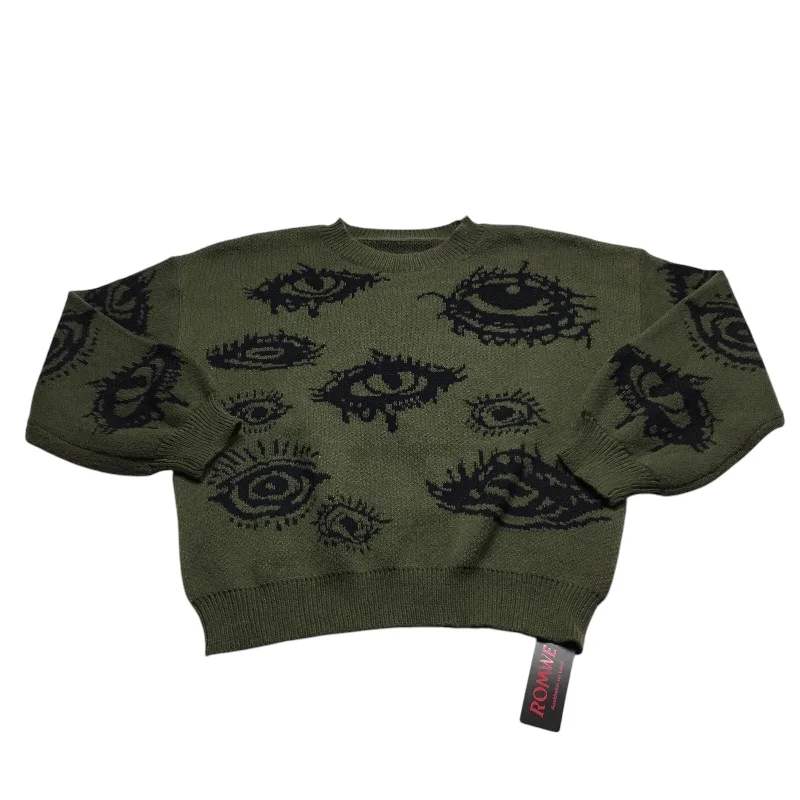 Weekend Savings Fiesta Sweater By Romwe In Black & Green, Size: 1x