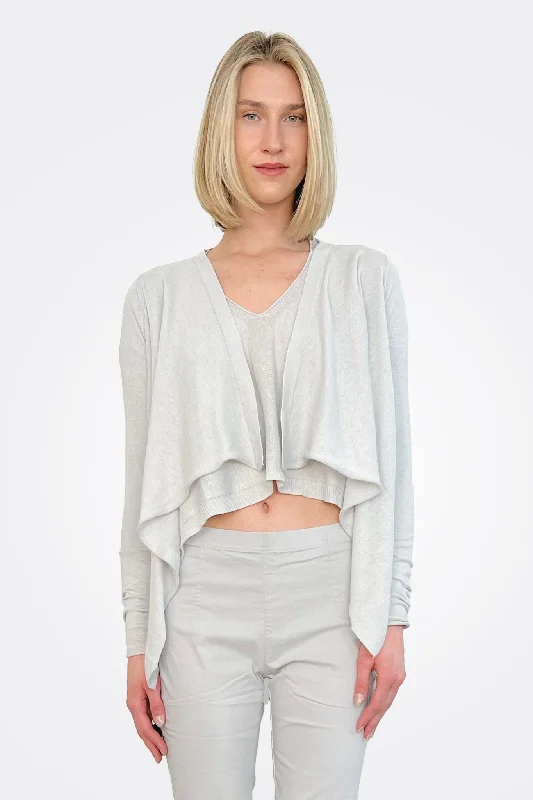 Weekend Discounts to Relish Open Cardigan - Grey