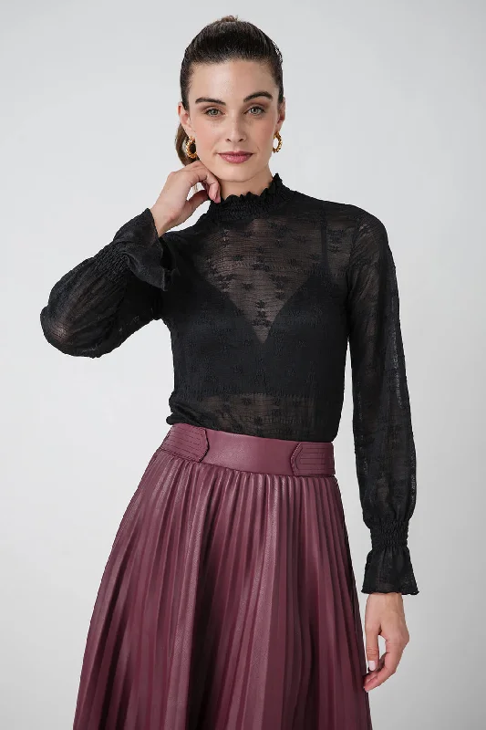 Weekend Specials to Celebrate Molly Bracken Sheer Knit Top