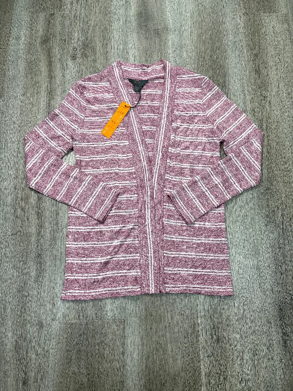 New Deal Cardigan By Hawthorn In Pink, Size: M