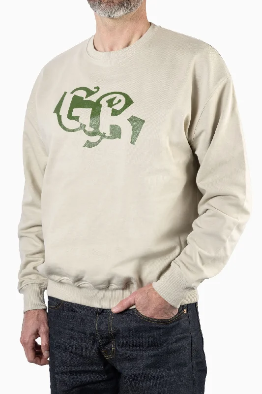 Reduced Prices Oversized Sweater new GB logo Desert