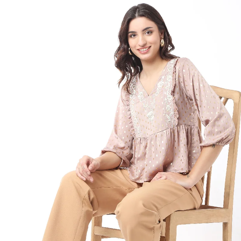 Weekend Deals to Make You Happy Regular Fit Printed Top