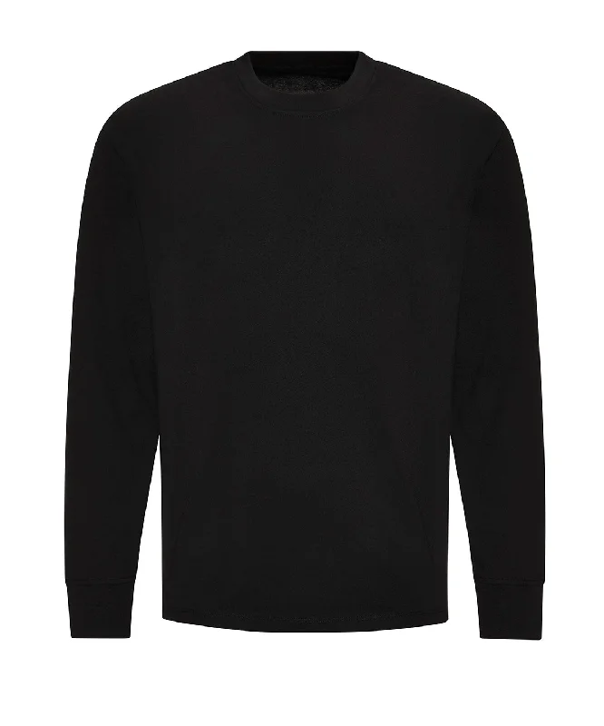 Today’s Deal Oversize 100 long sleeve T | Deep Black