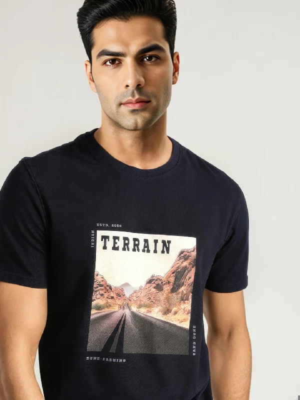 Weekend Deals You Can't Resist Men Graphic Crew Neck T-Shirt