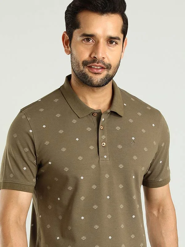 Overstock Men Printed Polo T-Shirt