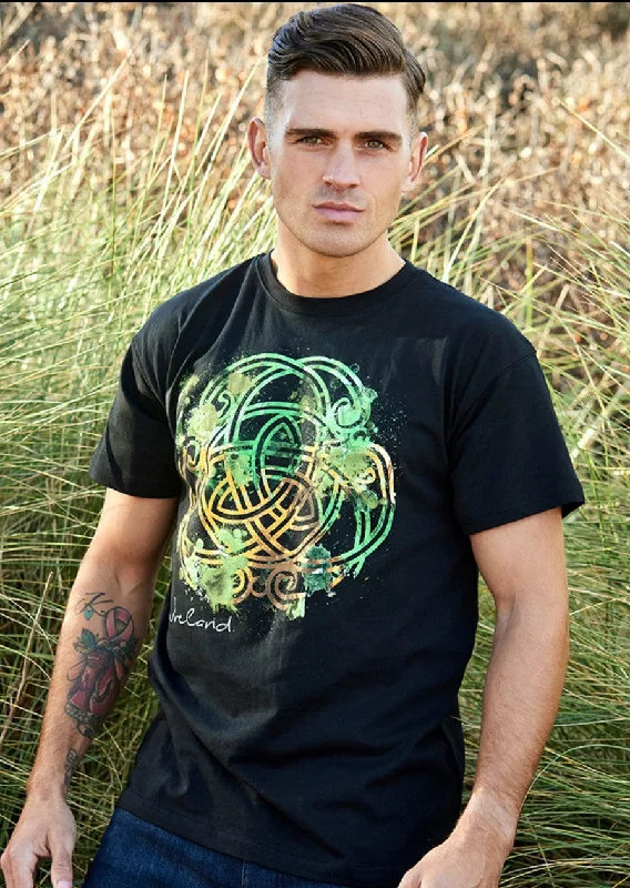 Don't Miss Out Men's Black Celtic Knot T-Shirt