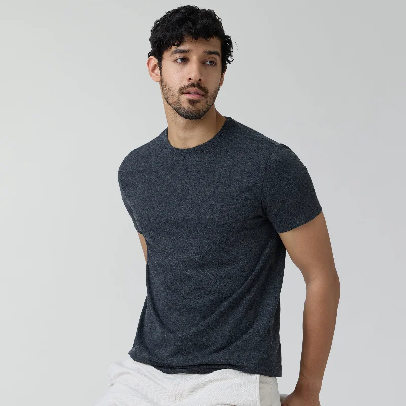 Weekend Offers That Shine Code Cotton Rich T-shirts Charcoal Grey