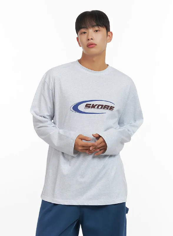 Factory Direct Sale Men's Graphic  Long Sleeve T-Shirt IO420