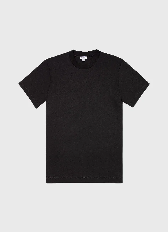 Celebrate the Weekend with Discounts Men's Relaxed Fit Heavyweight T-shirt in Black