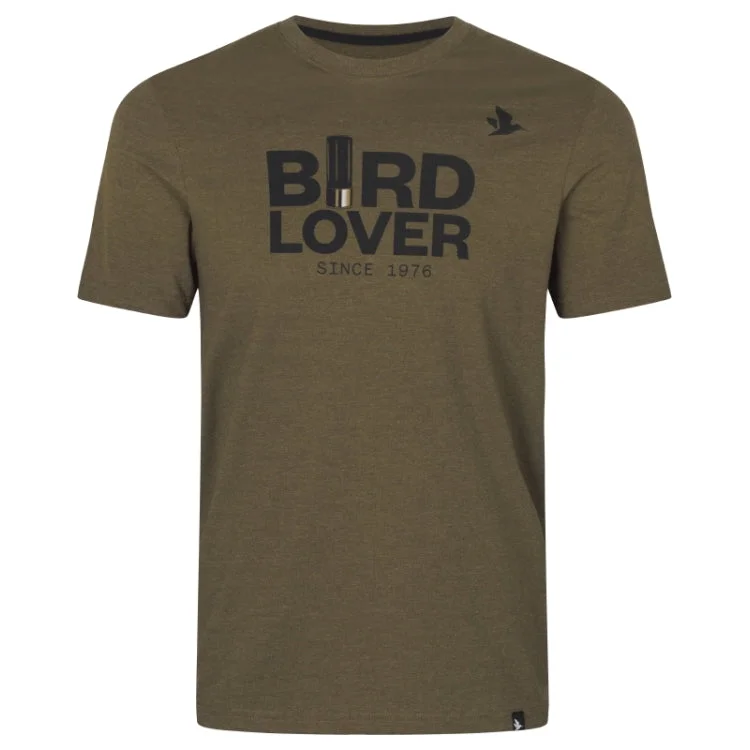 Unmissable Offer Seeland Bird Lover T-Shirt - Dark Olive Melange