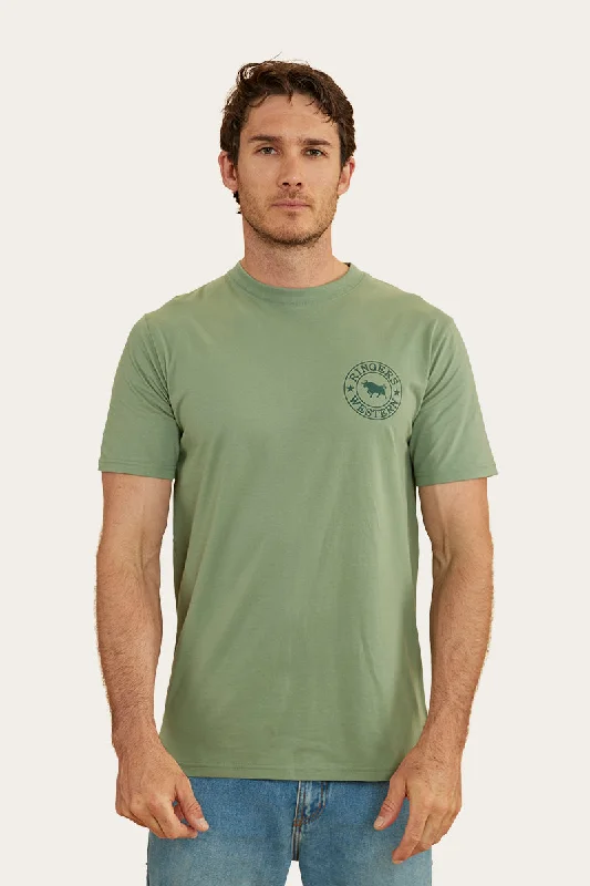 Special Promotion Signature Bull Mens Classic Fit T-Shirt - Leaf/Pine